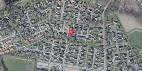 Oversvømmelsesrisiko fra vandløb på Solbakken 23, . , 8450 Hammel