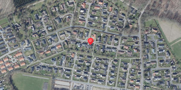 Oversvømmelsesrisiko fra vandløb på Solbakken 25, . , 8450 Hammel