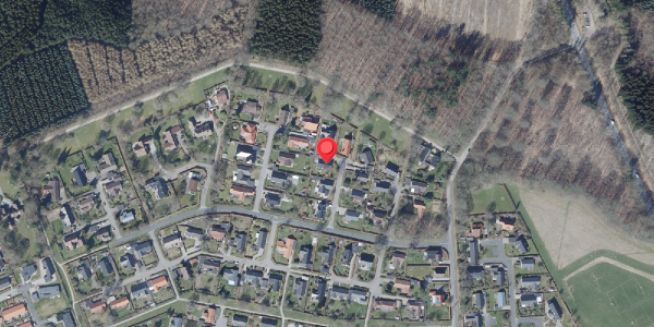 Oversvømmelsesrisiko fra vandløb på Solbakken 26, . , 8450 Hammel