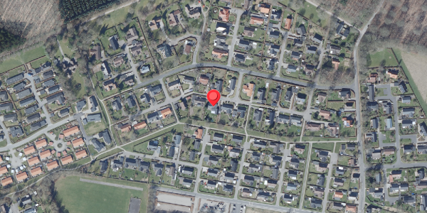 Oversvømmelsesrisiko fra vandløb på Solbakken 29, . , 8450 Hammel