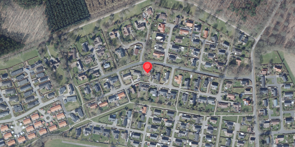 Oversvømmelsesrisiko fra vandløb på Solbakken 33, . , 8450 Hammel