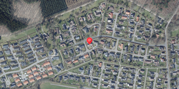 Oversvømmelsesrisiko fra vandløb på Solbakken 39, 8450 Hammel