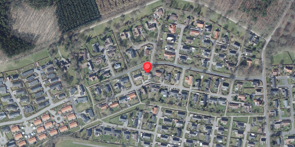 Oversvømmelsesrisiko fra vandløb på Solbakken 41, . , 8450 Hammel