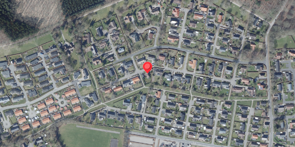 Oversvømmelsesrisiko fra vandløb på Solbakken 43, . , 8450 Hammel