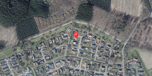 Oversvømmelsesrisiko fra vandløb på Solbakken 46, . , 8450 Hammel