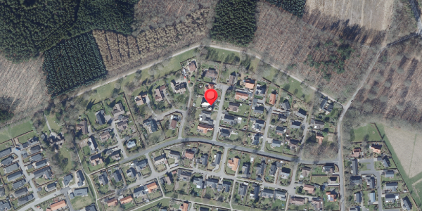 Oversvømmelsesrisiko fra vandløb på Solbakken 48, . , 8450 Hammel