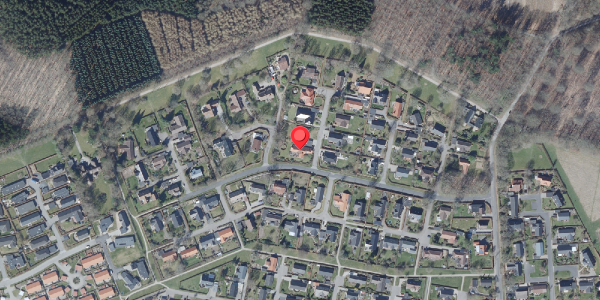 Oversvømmelsesrisiko fra vandløb på Solbakken 52, . , 8450 Hammel
