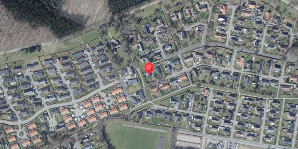 Oversvømmelsesrisiko fra vandløb på Solbakken 53, . , 8450 Hammel