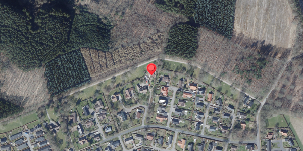 Oversvømmelsesrisiko fra vandløb på Solbakken 54, . , 8450 Hammel