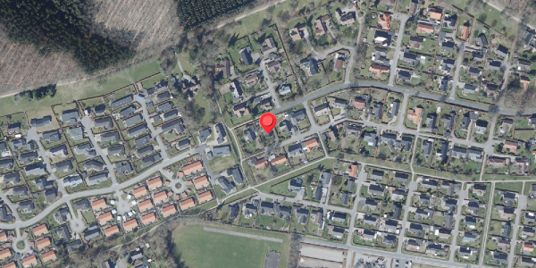 Oversvømmelsesrisiko fra vandløb på Solbakken 55, . , 8450 Hammel