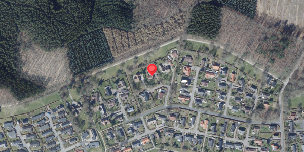 Oversvømmelsesrisiko fra vandløb på Solbakken 58, . , 8450 Hammel