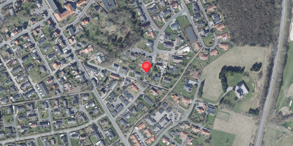 Oversvømmelsesrisiko fra vandløb på Teglhusvej 13, . , 8450 Hammel