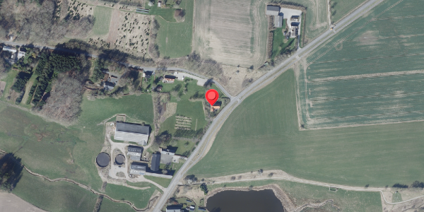 Oversvømmelsesrisiko fra vandløb på Vadstedvej 140, 8450 Hammel