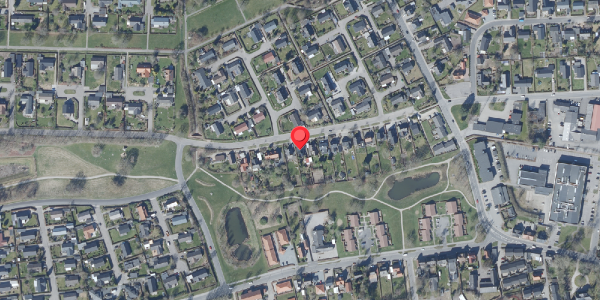 Oversvømmelsesrisiko fra vandløb på Vestervangsvej 21, 8450 Hammel