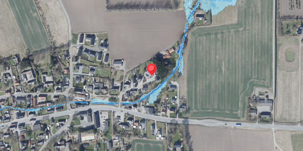 Oversvømmelsesrisiko fra vandløb på Åvej 21, 8450 Hammel