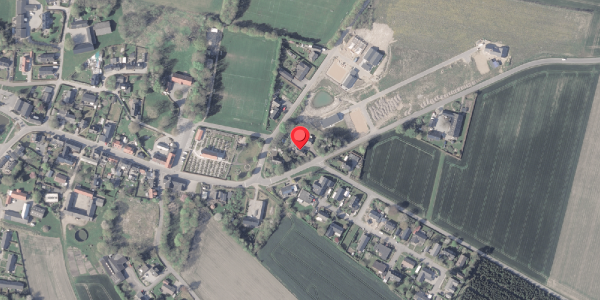 Oversvømmelsesrisiko fra vandløb på Algade 2, 8382 Hinnerup