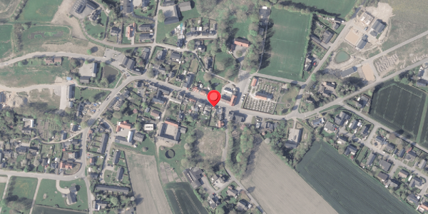 Oversvømmelsesrisiko fra vandløb på Algade 9, 8382 Hinnerup