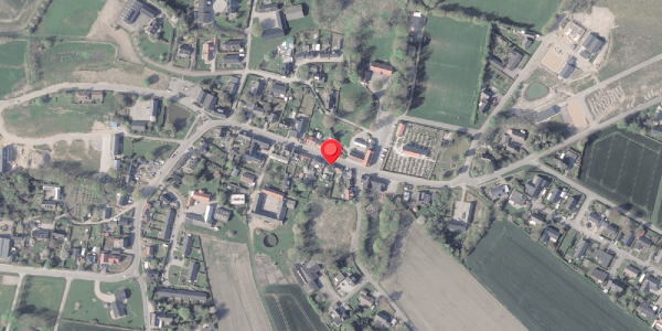 Oversvømmelsesrisiko fra vandløb på Algade 11, 8382 Hinnerup