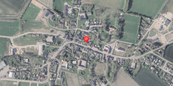 Oversvømmelsesrisiko fra vandløb på Algade 18, 8382 Hinnerup