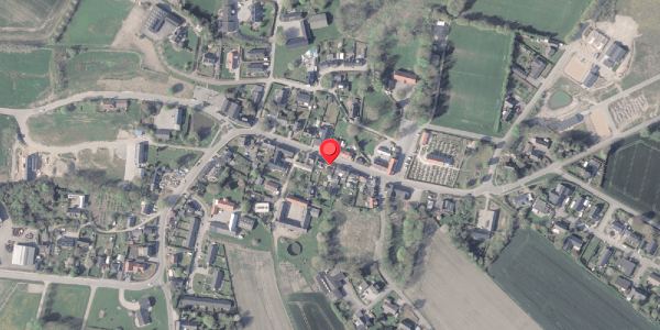 Oversvømmelsesrisiko fra vandløb på Algade 21, 8382 Hinnerup