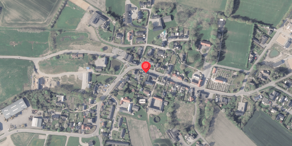 Oversvømmelsesrisiko fra vandløb på Algade 33, 8382 Hinnerup