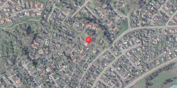 Oversvømmelsesrisiko fra vandløb på Bjerget 5, 8382 Hinnerup