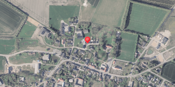 Oversvømmelsesrisiko fra vandløb på Bondestoft 1, 8382 Hinnerup