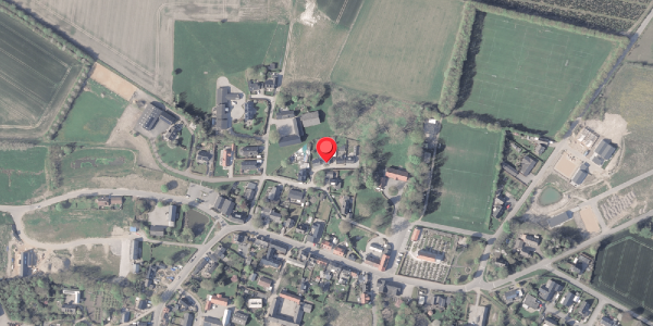 Oversvømmelsesrisiko fra vandløb på Bondestoft 3, 8382 Hinnerup