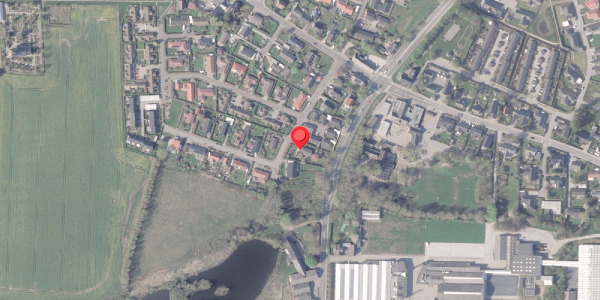 Oversvømmelsesrisiko fra vandløb på Båstrupvej 5, . , 8382 Hinnerup
