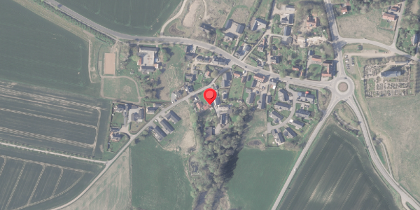 Oversvømmelsesrisiko fra vandløb på Damvej 2, 8382 Hinnerup