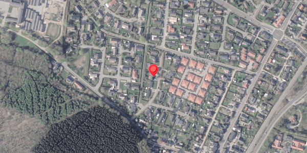 Oversvømmelsesrisiko fra vandløb på Duevej 6, . , 8382 Hinnerup