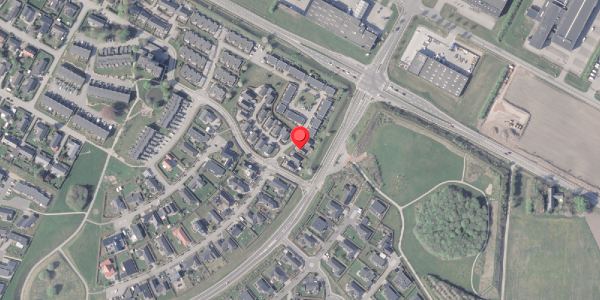Oversvømmelsesrisiko fra vandløb på Elgårdsminde 6, 8382 Hinnerup