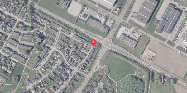 Oversvømmelsesrisiko fra vandløb på Elgårdsminde 18, 8382 Hinnerup
