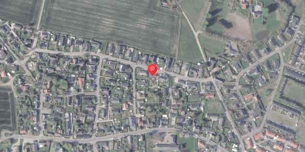 Oversvømmelsesrisiko fra vandløb på Fusagervej 25, . , 8382 Hinnerup
