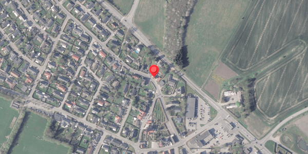 Oversvømmelsesrisiko fra vandløb på Holmelundsvej 21, . , 8382 Hinnerup