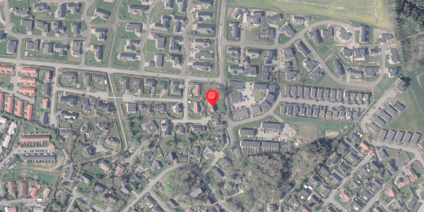 Oversvømmelsesrisiko fra vandløb på Haarvej 1, . , 8382 Hinnerup