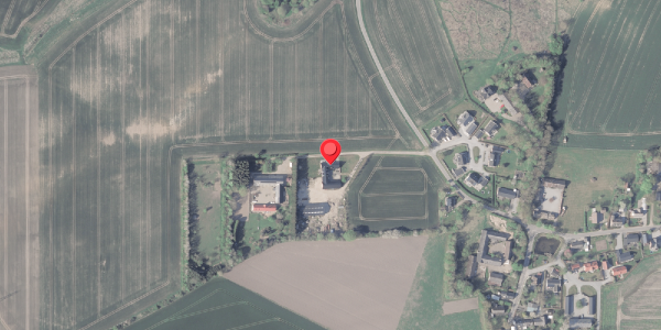 Oversvømmelsesrisiko fra vandløb på Haarvej 13, 8382 Hinnerup