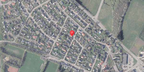 Oversvømmelsesrisiko fra vandløb på Jupitervej 6, . , 8382 Hinnerup