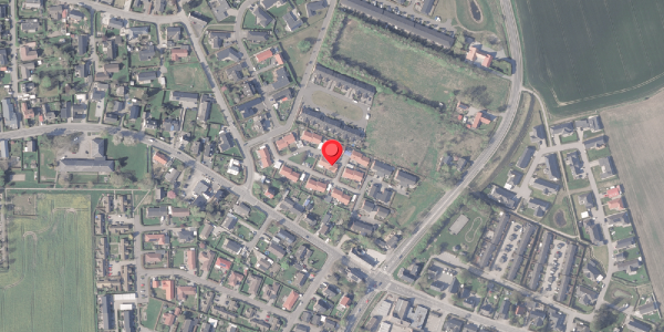 Oversvømmelsesrisiko fra vandløb på Kildeagervej 13, 8382 Hinnerup