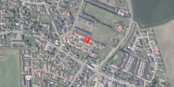 Oversvømmelsesrisiko fra vandløb på Kildeagervej 21, 8382 Hinnerup