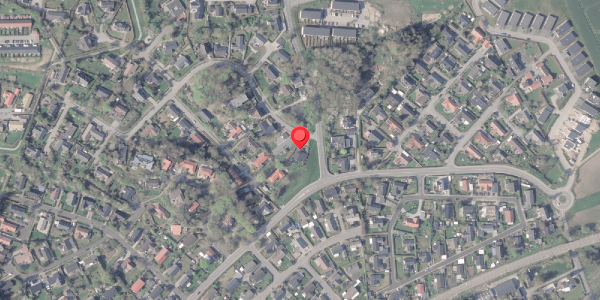 Oversvømmelsesrisiko fra vandløb på Kildevangen 1, . , 8382 Hinnerup
