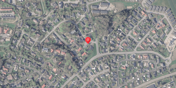 Oversvømmelsesrisiko fra vandløb på Kildevangen 3, 8382 Hinnerup