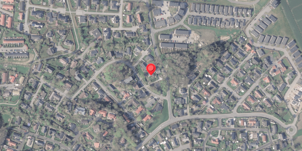 Oversvømmelsesrisiko fra vandløb på Kildevangen 4, 8382 Hinnerup