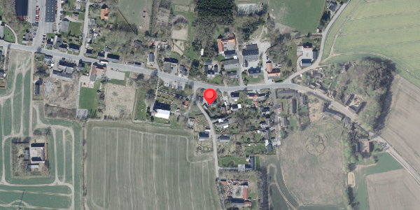 Oversvømmelsesrisiko fra vandløb på Klapskovvej 1, 8382 Hinnerup