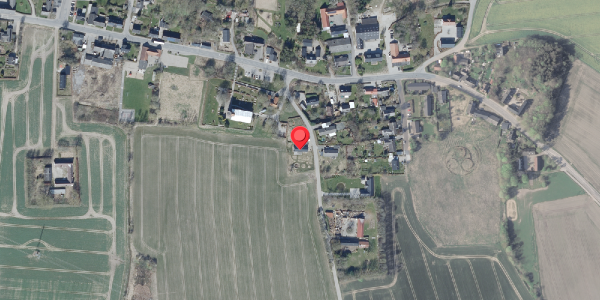 Oversvømmelsesrisiko fra vandløb på Klapskovvej 2, 8382 Hinnerup