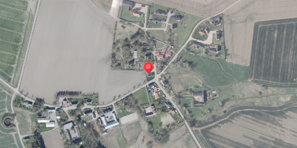 Oversvømmelsesrisiko fra vandløb på Klapskovvej 30, 8382 Hinnerup