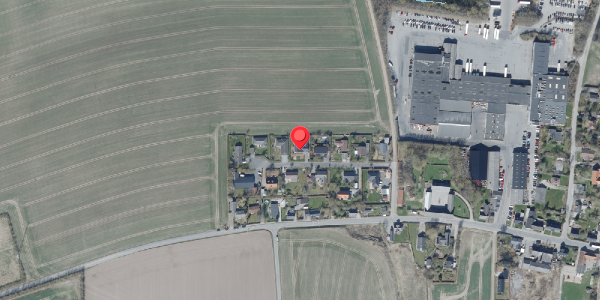 Oversvømmelsesrisiko fra vandløb på Krogsvej 21, 8382 Hinnerup