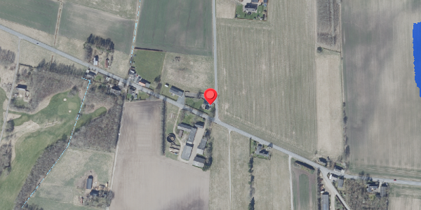 Oversvømmelsesrisiko fra vandløb på Lundborgvej 1, . , 8382 Hinnerup
