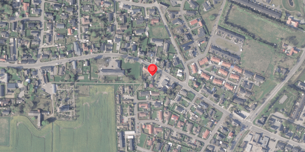 Oversvømmelsesrisiko fra vandløb på Postvej 21, 8382 Hinnerup