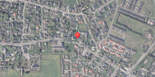 Oversvømmelsesrisiko fra vandløb på Postvej 22, 8382 Hinnerup